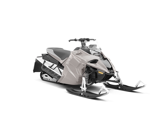 Rwraps™ 3D Carbon Fiber Silver Vinyl Snowmobile Wrap