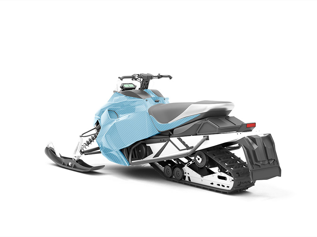 Rwraps 3D Carbon Fiber Blue (Sky) Snowmobile Vinyl Wraps