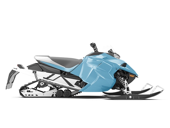 Rwraps 3D Carbon Fiber Blue (Sky) Do-It-Yourself Snowmobile Wraps