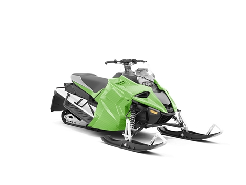 Rwraps™ 4D Carbon Fiber Green Snowmobile Wraps