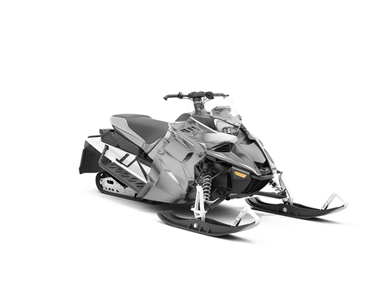 Rwraps™ Chrome Black Vinyl Snowmobile Wrap