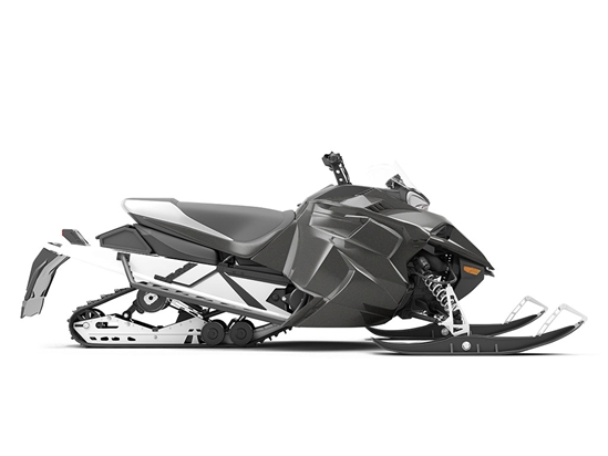 Rwraps Gloss Metallic Black Do-It-Yourself Snowmobile Wraps