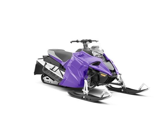 Rwraps™ Gloss Metallic Dark Purple Vinyl Snowmobile Wrap