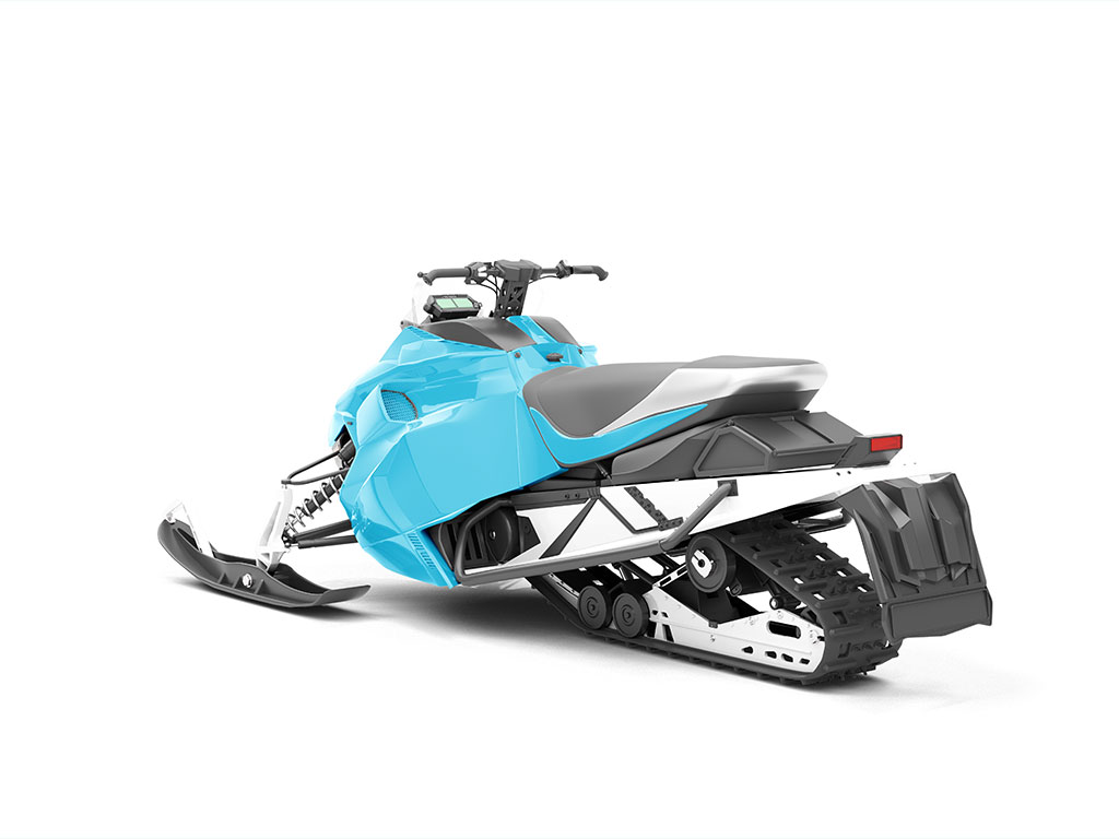 Rwraps Gloss Sky Blue Snowmobile Vinyl Wraps