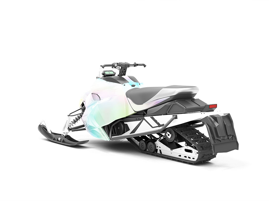 Rwraps Holographic Chrome Silver Neochrome (Matte) Snowmobile Vinyl Wraps