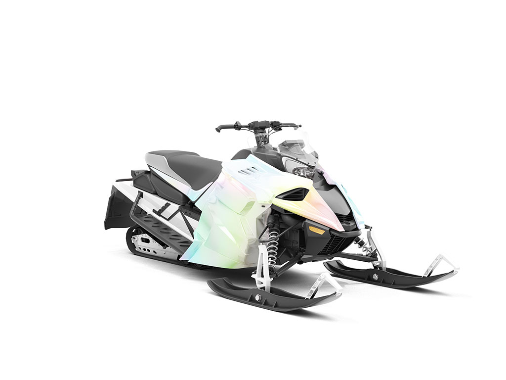 Rwraps™ Holographic Chrome Silver Neochrome (Matte) Vinyl Snowmobile Wrap