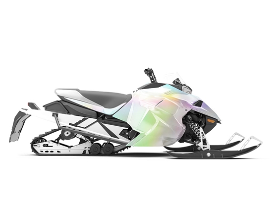 Rwraps Holographic Chrome Silver Neochrome (Matte) Do-It-Yourself Snowmobile Wraps