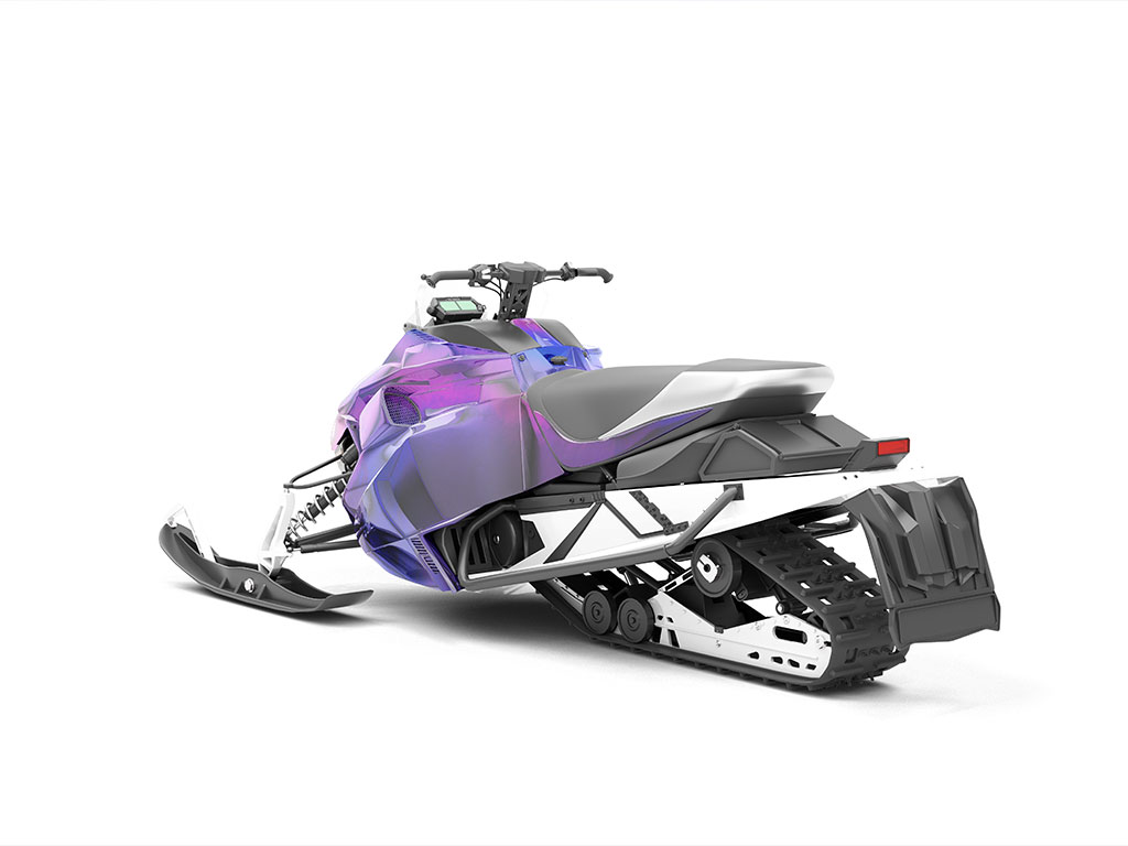 Rwraps Holographic Chrome Purple Neochrome Snowmobile Vinyl Wraps