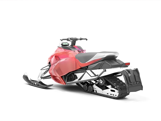 Rwraps Holographic Chrome Red Neochrome Snowmobile Vinyl Wraps