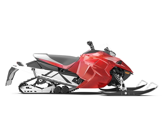 Rwraps Holographic Chrome Red Neochrome Do-It-Yourself Snowmobile Wraps