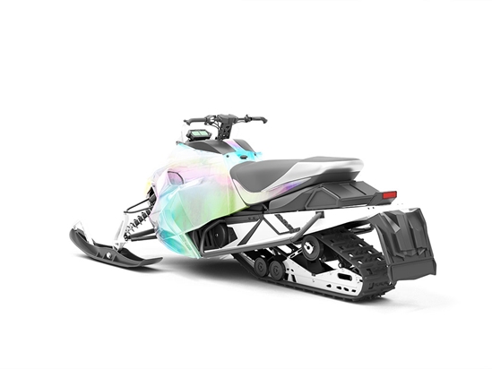 Rwraps Holographic Chrome Silver Neochrome Snowmobile Vinyl Wraps