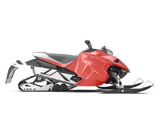 Rwraps Hyper Gloss Red Do-It-Yourself Snowmobile Wraps