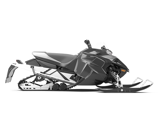 Rwraps Matte Black Do-It-Yourself Snowmobile Wraps