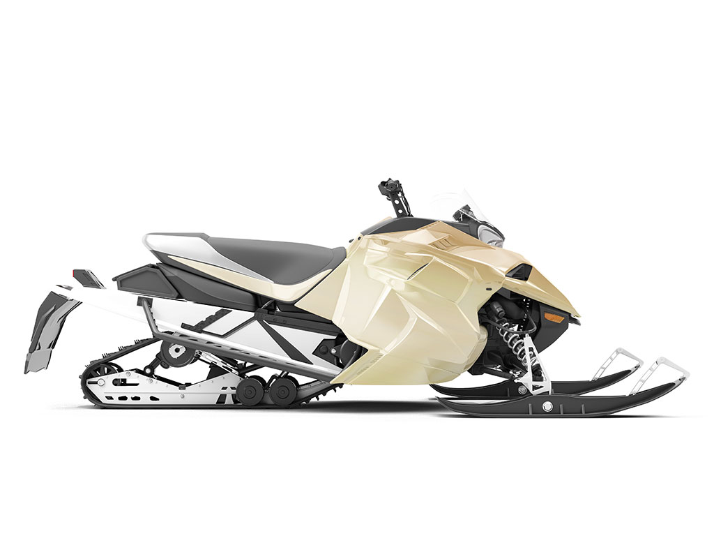 Rwraps Matte Chrome Champagne Do-It-Yourself Snowmobile Wraps