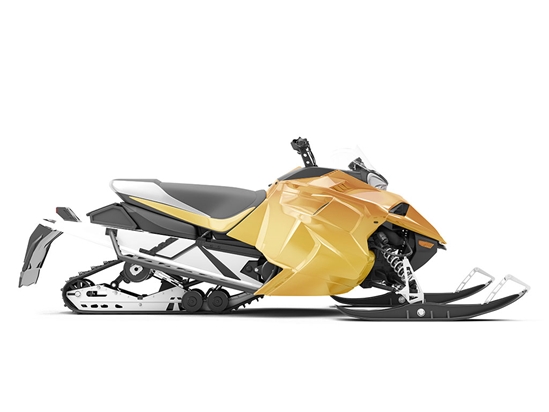 Rwraps Matte Chrome Gold Do-It-Yourself Snowmobile Wraps