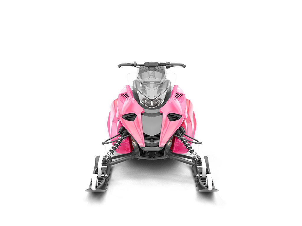 Rwraps Matte Chrome Pink Rose DIY Snowmobile Wraps