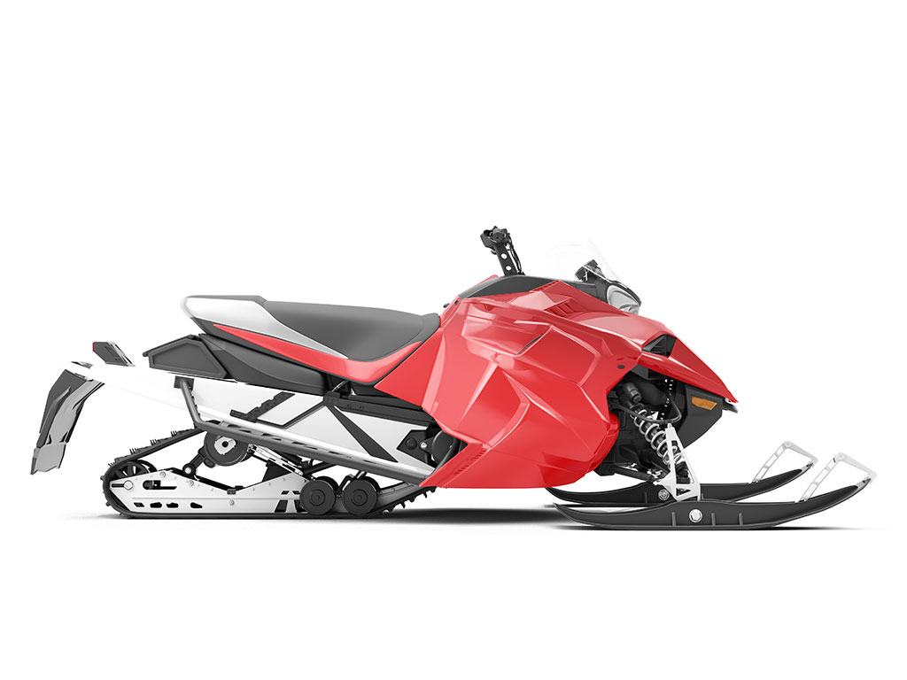 Rwraps Matte Chrome Red Do-It-Yourself Snowmobile Wraps