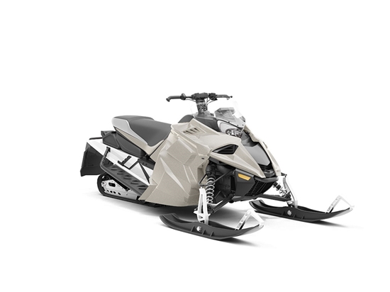 Rwraps™ Satin Metallic Silver Vinyl Snowmobile Wrap