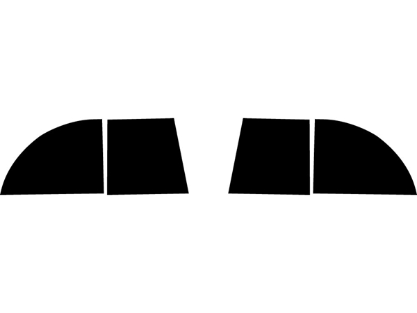 ##LONGDESCRIPTIONNAME2## Precut Tail Light Tint Diagram