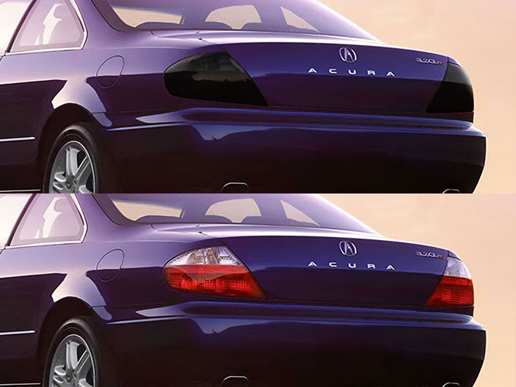 Acura CL 2001-2003 Before and After Smoked Taillights