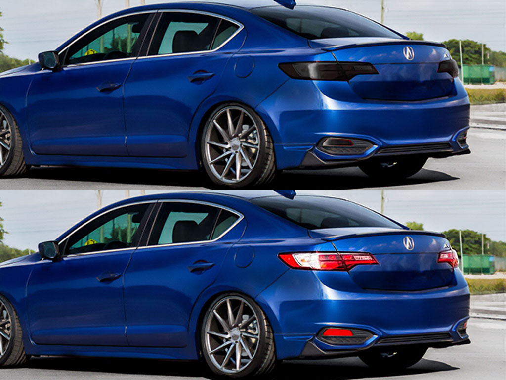 Acura ILX 2016-2018 Before and After Smoked Taillights