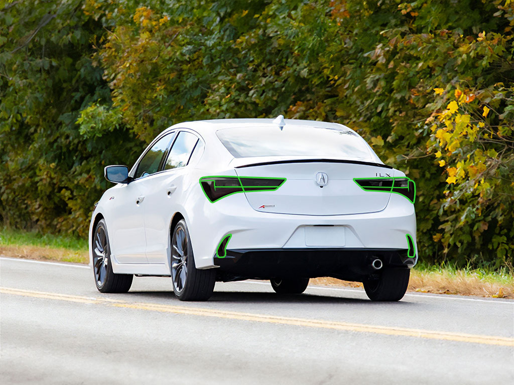 Acura ILX 2019-2023 Tail Light Tint Installation Points