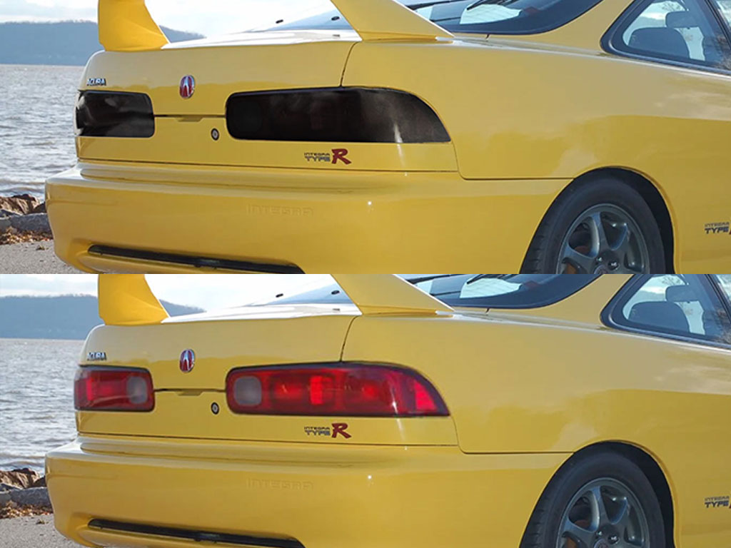 Acura Integra 1994-2001 Before and After Smoked Taillights