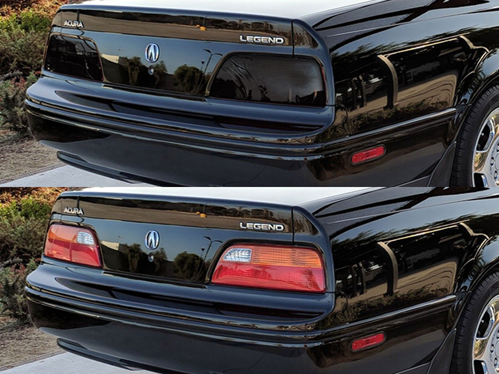 Acura Legend Coupe 1991-1995 Before and After Smoked Taillights