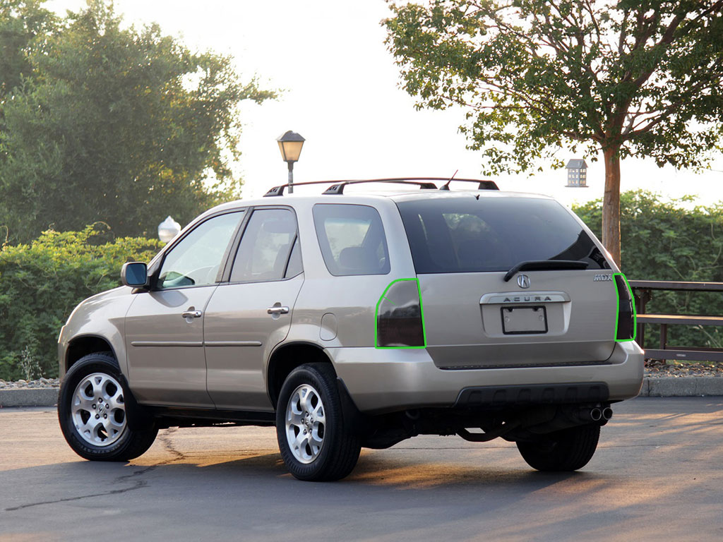 Acura MDX 2001-2003 Tail Light Tint Installation Points