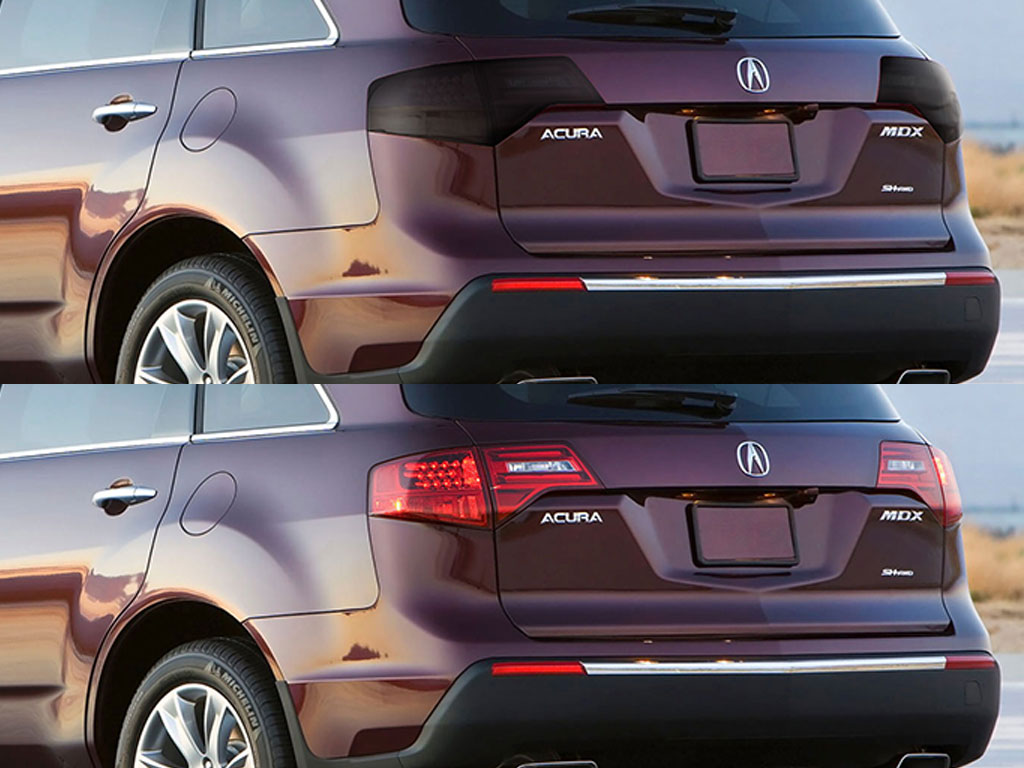 Acura MDX 2007-2013 Before and After Smoked Taillights