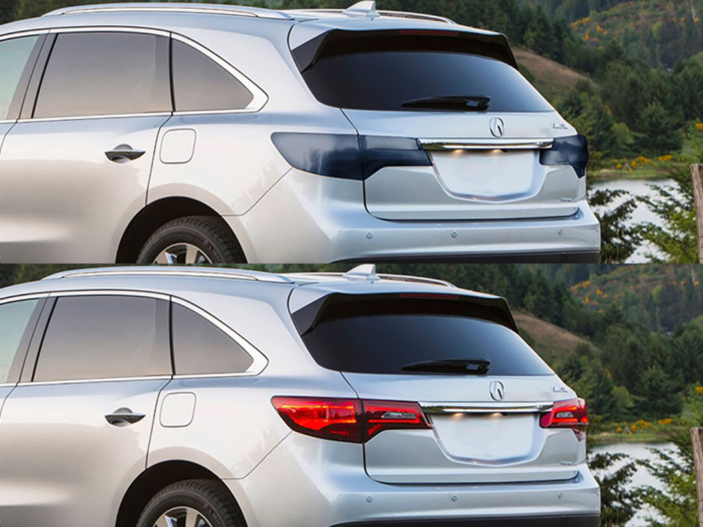 Acura MDX 2014-2016 Before and After Smoked Taillights