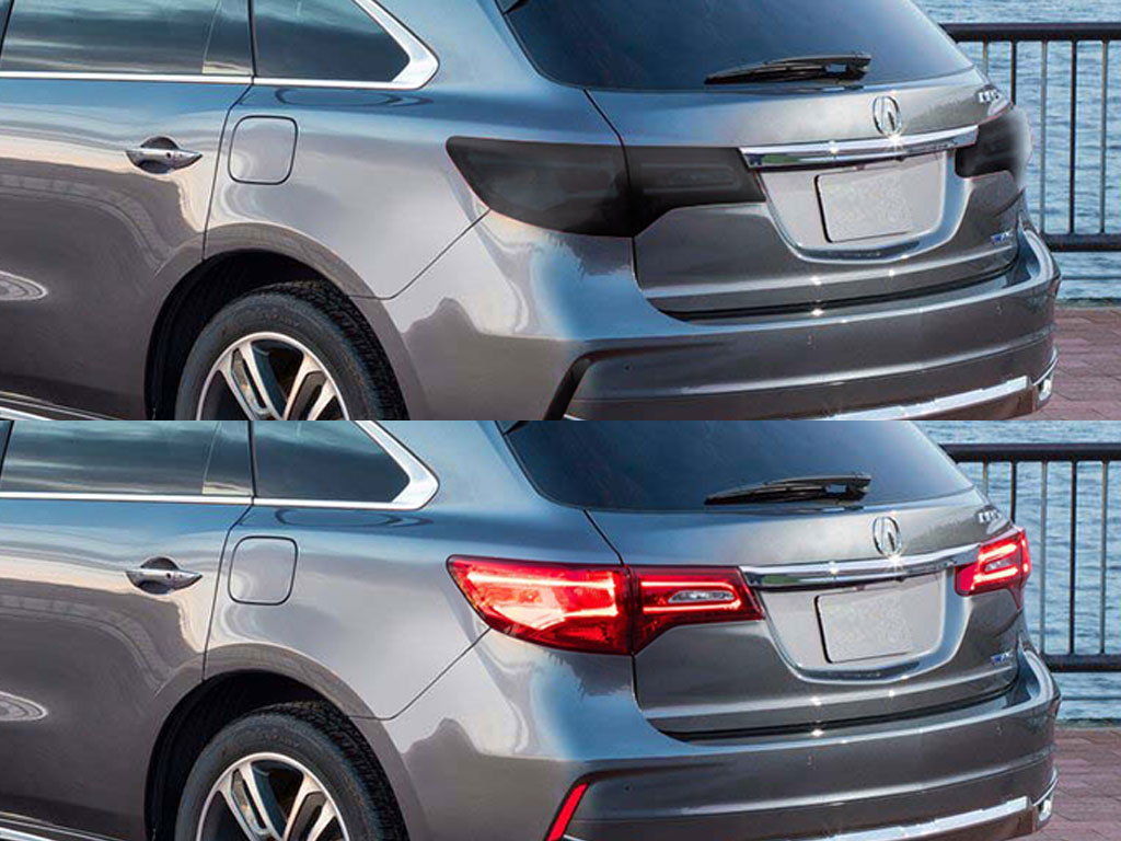 Acura MDX 2017-2021 Before and After Smoked Taillights