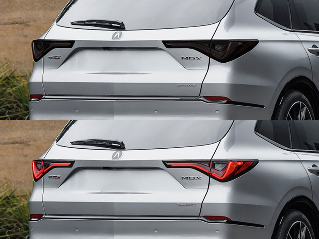 Acura MDX 2022-2025 Before and After Smoked Taillights