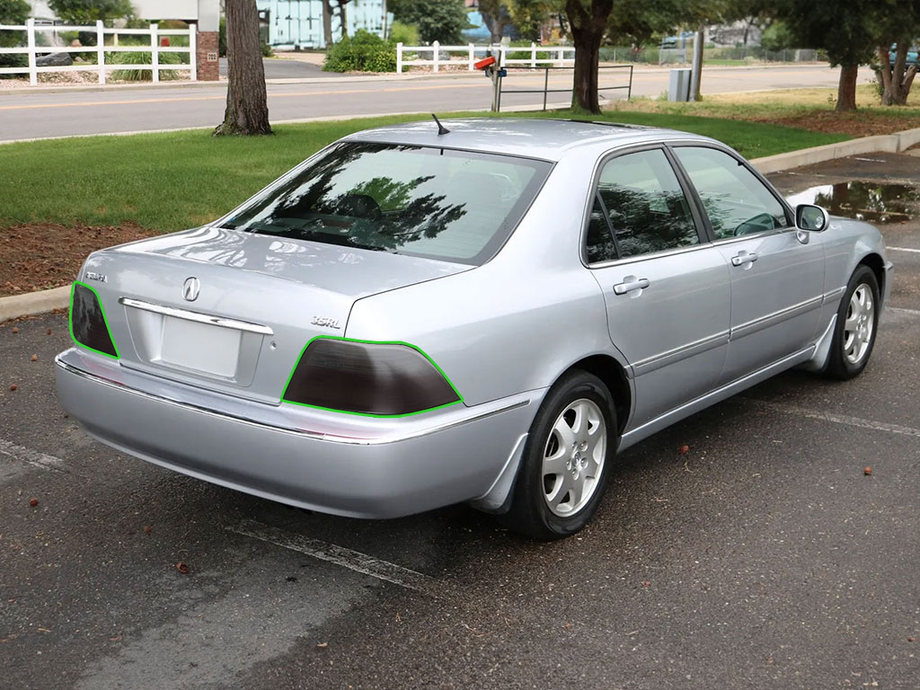 Acura RL 1999-2002 Tail Light Tint Installation Points