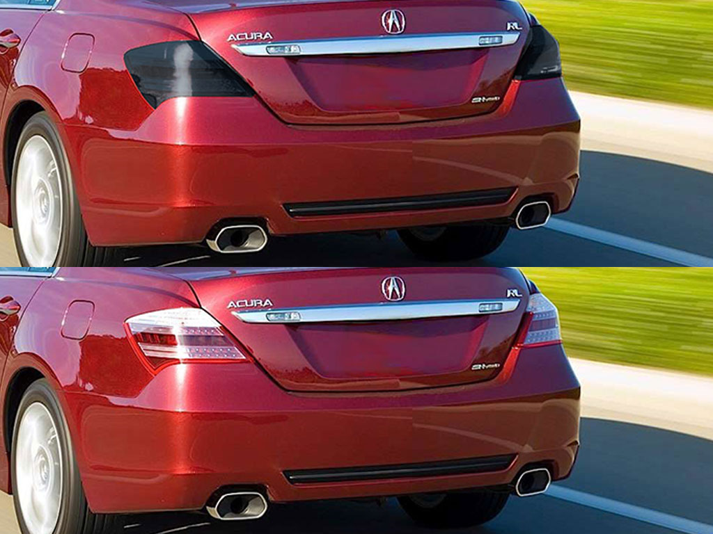 Acura RL 2005-2008 Before and After Smoked Taillights