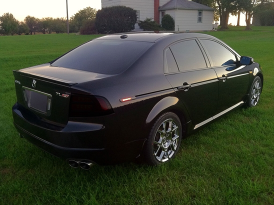 Acura TL 2007-2008 Blackout Tail Light TInt