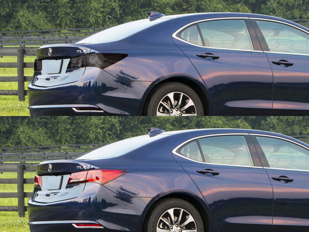 Acura TLX 2015-2017 Before and After Smoked Taillights