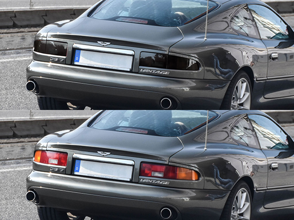 Aston Martin DB7 1997-2003 Before and After Smoked Taillights