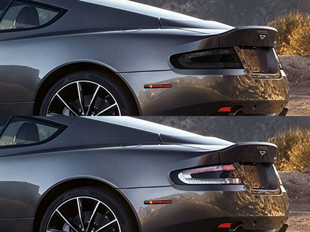 Aston Martin DB9 2005-2016 Before and After Smoked Taillights