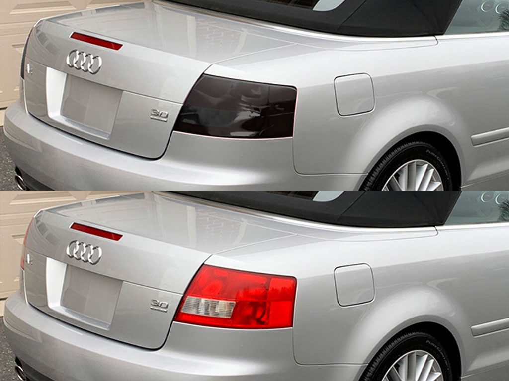 Audi A4 Convertible 2003-2007 Before and After Smoked Taillights