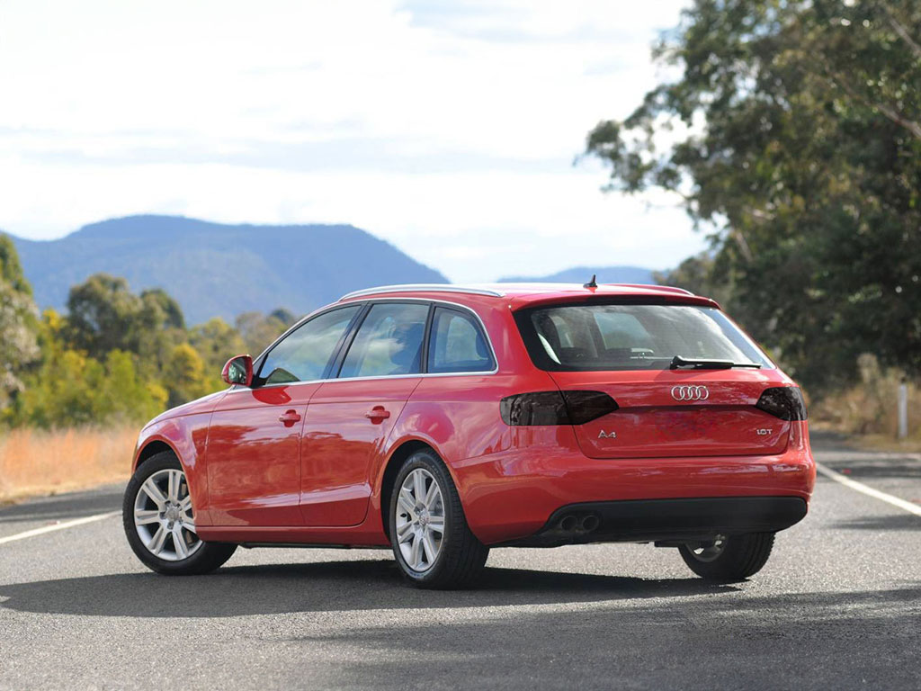 Audi A4 Sedan 2006-2008 Blackout Tail Light TInt