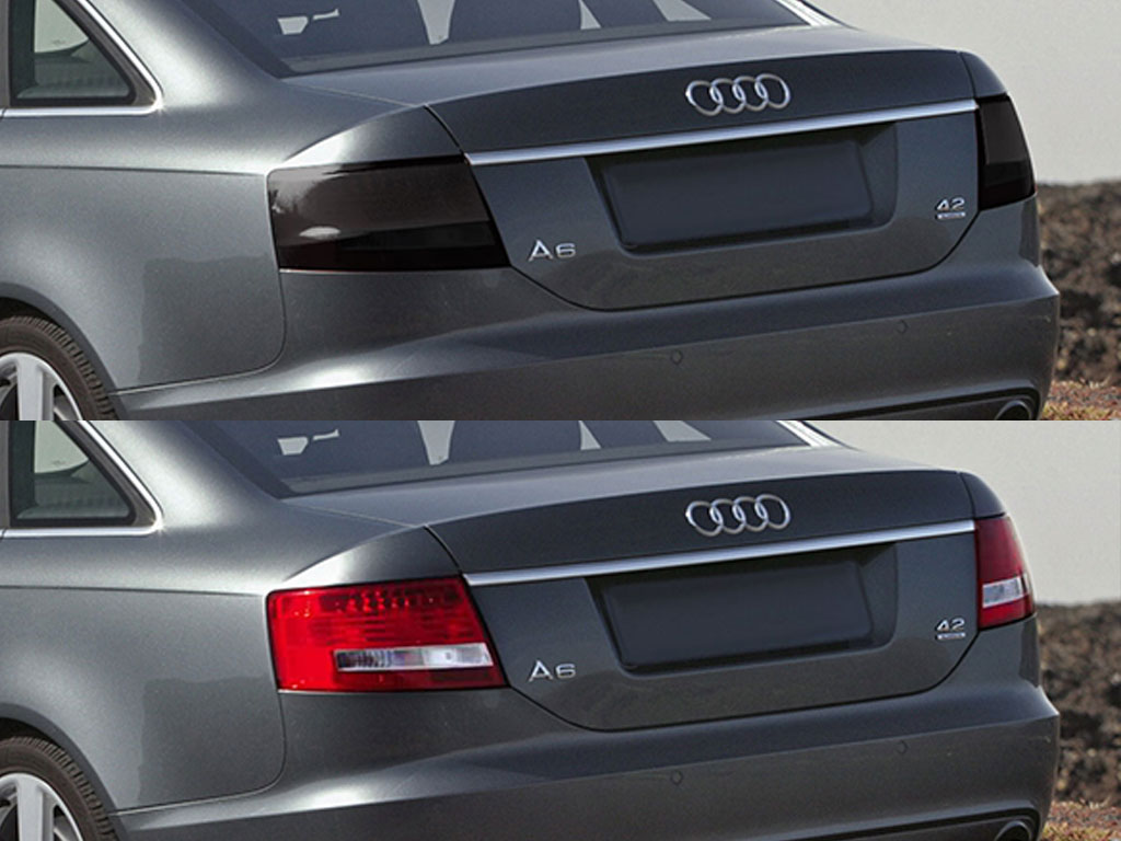 Audi A6 1998-2004 Before and After Smoked Taillights