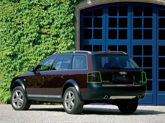 Audi Allroad 2001-2005 Tail Light Tint Installation Points