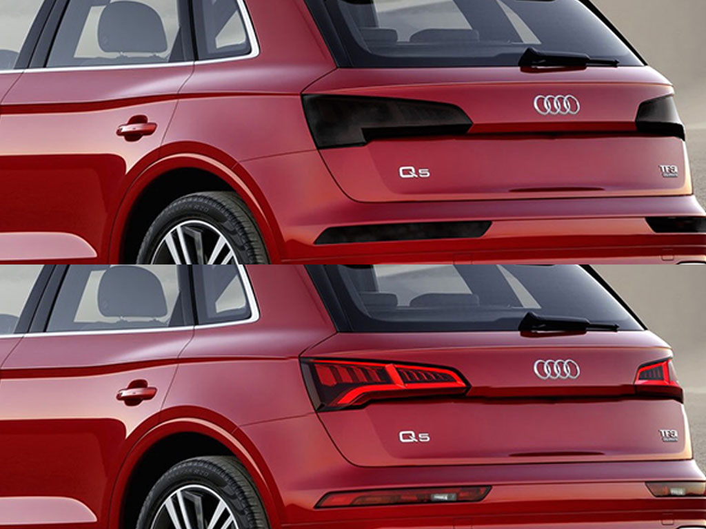 Audi Q5 2018-2020 Before and After Smoked Taillights