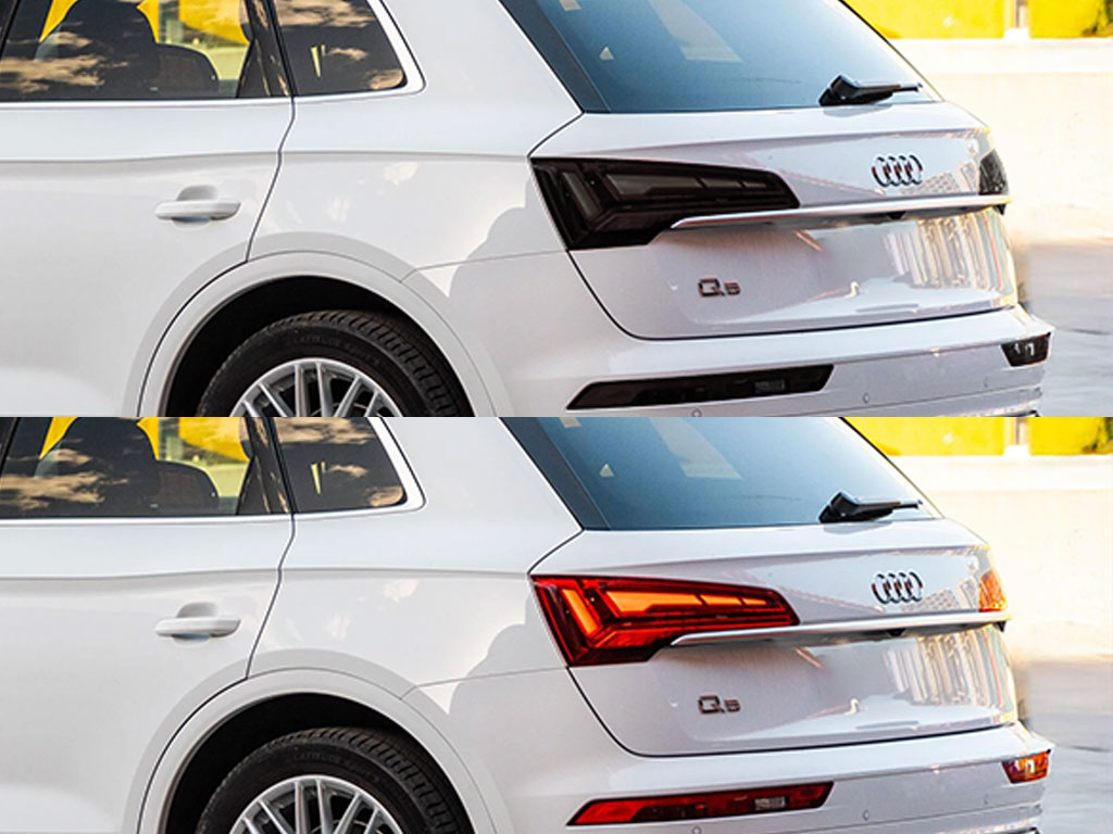 Audi Q5 2021-2024 Before and After Smoked Taillights