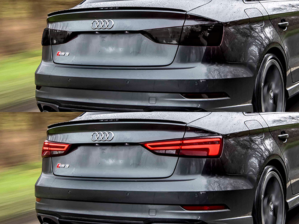 Audi RS3 2017-2020 Before and After Smoked Taillights