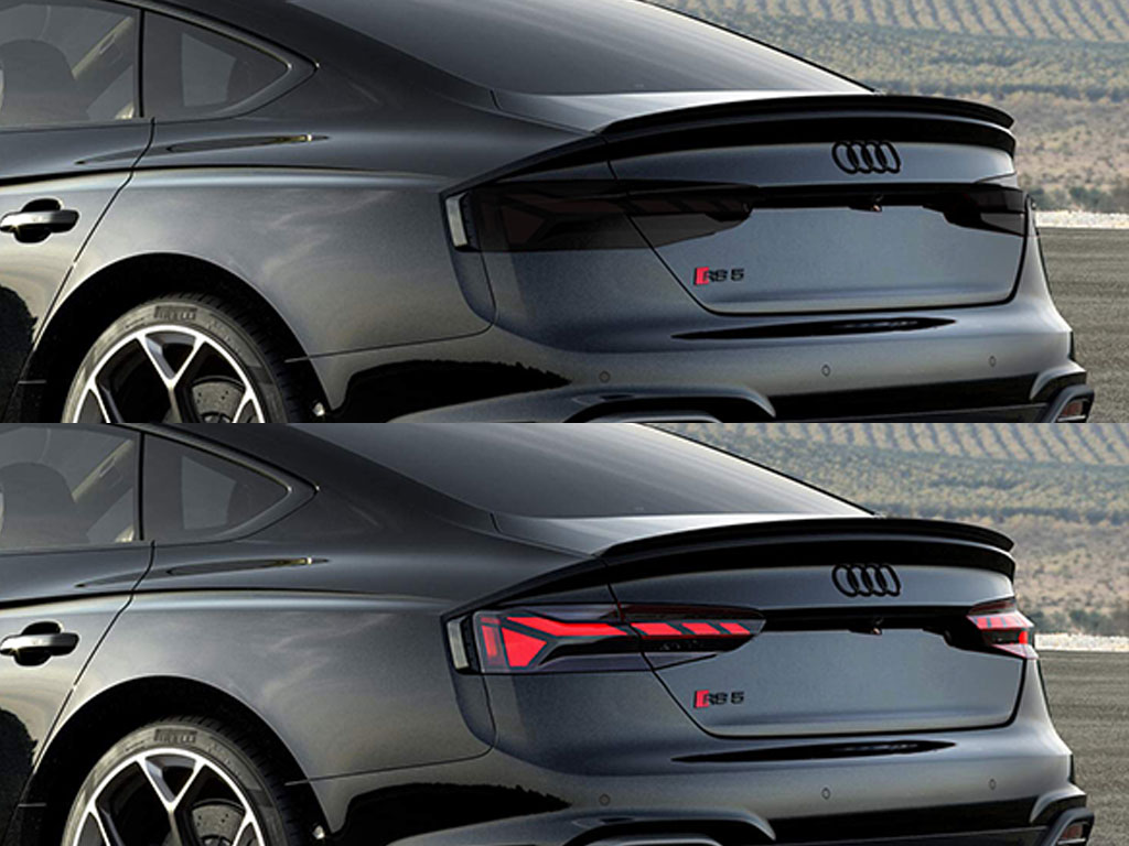 Audi RS5 2018-2023 Before and After Smoked Taillights