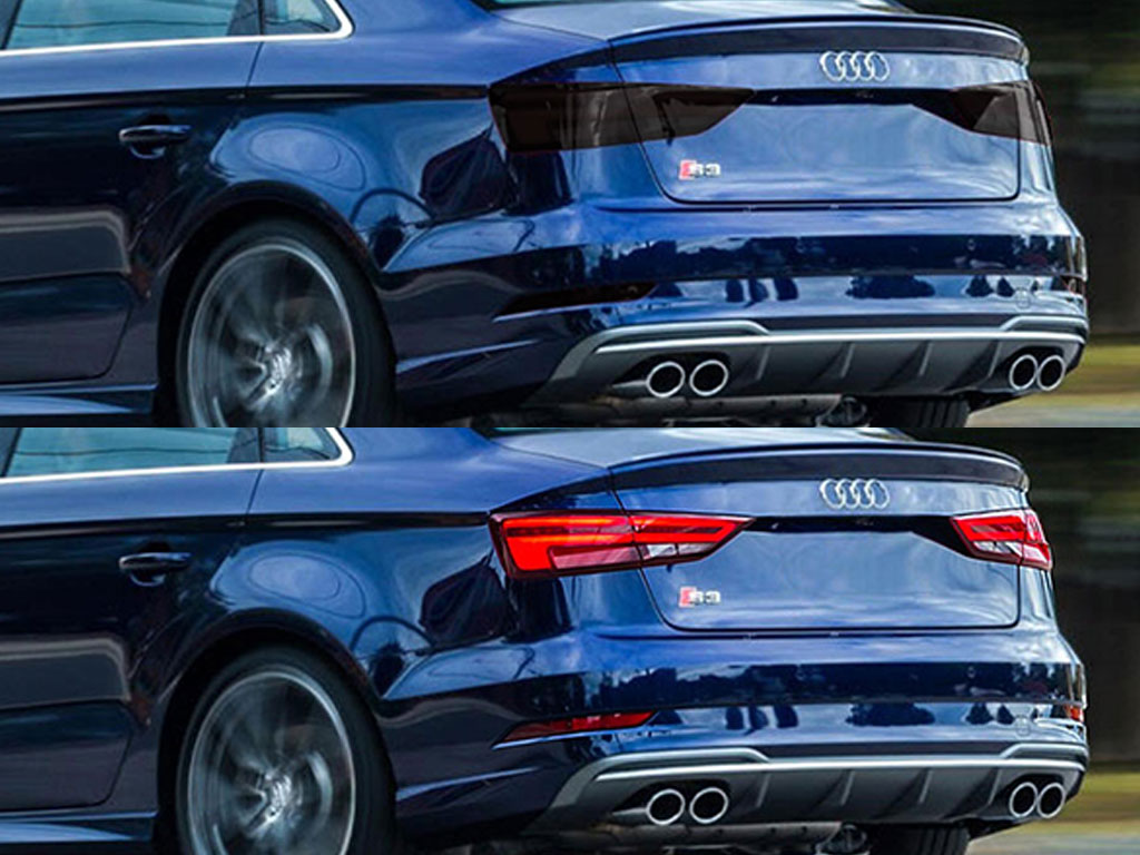 Audi S3 2015-2019 Before and After Smoked Taillights