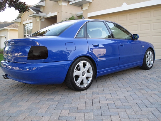 Audi S4 Sedan 2000-2002 Blackout Tail Light TInt