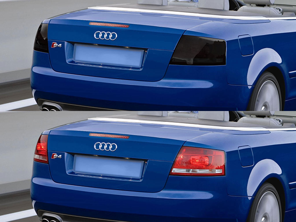 Audi S4 Convertible 2003-2007 Before and After Smoked Taillights